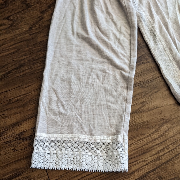 Victoria's Secret Neutral Pajama Top Button Down Modal Blend - Picture 3 of 11